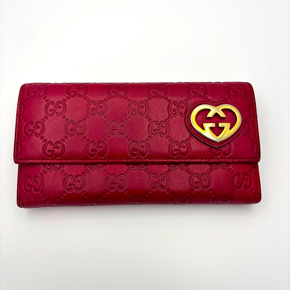 Gucci Red Guccisima Leather Lovely Heart | comes with box - Picture 2 of 8